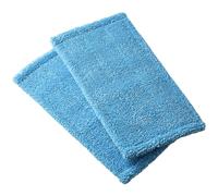 NbgrvB Almohadillas de microfibra reutilizables para barredora Swiffer, paquete de 2 paños de doble acción con tiras de fregar, mopas de vapor y limpieza dura