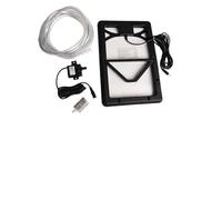 NbgrvB Bomba de circulación solar silenciosa de 12 V, 240 l/h, para peces, estanques, jardín, con panel de 6 W, fácil de instalar, sin cableado