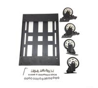 NbgrvB Carrito de herramientas rodante para sistema de almacenamiento modular MODbox, ruedas de bloqueo de 4.5 pulgadas, carrito de acero resistente para caja de herramientas de ancho completo/medio