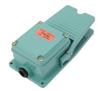 NbgrvB Interruptor de pie industrial verde CA 250 V 10 A pedal antideslizante IP67 para protección para instrumentos de control de motor