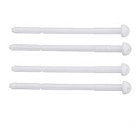 NbgrvB Juego de 4 varillas de empuje para placas empotradas Geberit Twinline, barras de actuador ABS blancas 240.074.00 reemplazo, 135 mm