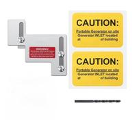 NbgrvB Kit de enclavamiento de aluminio para centros de carga de la serie CH 150 A 200 A, evita la superposición principal y del interruptor