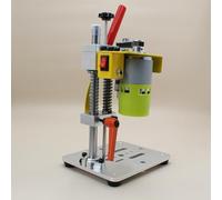 NbgrvB Mesa de sobremesa para mini taladro para mesa CNC, motor 795 4500-7000 RPM, portabrocas B10 de 0,8-6 mm de capacidad, taladro portátil para madera, plástico, metal, bricolaje