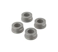 NbgrvB Paquete de 4 bujes de rueda delantera para cortacéspedes Craftsman Riding Mowers 532009040 532124959 piezas de repuesto de metal con diámetro exterior de 1-3/8 pulgadas de diámetro interior x 1