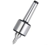 NbgrvB Para centro vivo resistente para tornos cónicos Morse, rodamiento triple para soporte de contrapunto CNC, construcción de acero de alto carbono de hasta 3000 RPM (MT3)