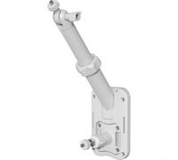 NbgrvB Soporte de cámara versátil para Eufy para Solocam S340 S220 - Soporte de techo flexible de 360 grados con inclinación panorámica de pared, soporte antirrobo, color negro (blanco)