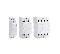 NCH8 20A 25A 40A 63A Household AC Contactor 220V 230V 380V 400V 1 Single 3 Three Phase 1pcs(NCH8-63,2NO)
