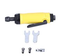 NDNCZDHC Mini amoladora angular de aire de 1/4 pulgadas, amoladora neumática de 22000 RPM con portabrocas de 6 mm y 3 mm, mini herramienta de pulido de aleación de zinc