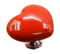 NDNCZDHC Pulsador de botón de inodoro para protección de uñas, ayuda a presionar en forma de corazón para botón de tanque de inodoro, accesorios de baño (rojo)