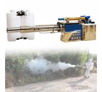 Nebulizador térmico de chorro pulsante, máquina nebulizadora térmica portátil de 15 L, nebulizador para jardines y terrenos agrícolas, humo de 30-50 m, pulverización de 360° en todas las direcciones
