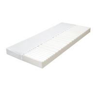Nebuln Colchón de 140 x 200 cm con 7 zonas de espuma de poliuretano H2 H3 de dureza, 10 cm de grosor, para cama de matrimonio y habitación de invitados, compatible con somier y somier