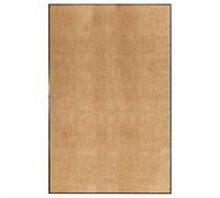 Nebuln Felpudo lavable crema 120 x 180 cm, felpudo atrapa la suciedad con parte trasera de PVC antideslizante, felpudo para interior y exterior, resistente, absorbe la humedad