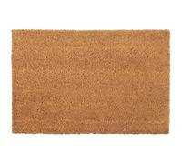 Nebuln Felpudo natural de fibra de coco 40 x 60 cm, con base antideslizante de PVC, para entrada, terraza, jardín, pasillo, balcón y puerta de entrada