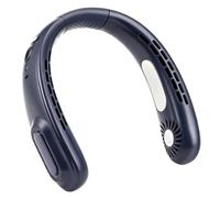 Neck Fan Rechargeable 5 Speeds LED Display | Hands-Free Bladeless Fan