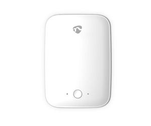 Nedis Detector de caídas inteligente con conexión Wi-Fi, resistente al agua IPX5 Blanco - Nuevo
