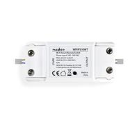 Nedis Interruptor Inteligente con Capacidad Wi-Fi Disyuntor en El Cable Instalación Sencilla 10 A