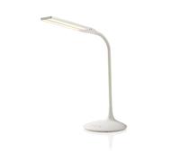 Nedis Lámpara de escritorio LED recargable con control táctil de 280 lm