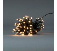 Nedis Luces decorativas | cuerda | 96 LED | blanco cálido | 7,20 m | efectos de luz: 7 | interior y exterior | funciona con pilas