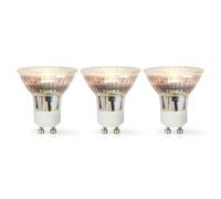 Nedis Pack de 3 Bombillas LED GU10 Spots 4,5W 345lm 2700K IPX2 Vintage
