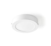 Nedis - Plafón inteligente WiFi - Redondo - 17 cm de diámetro - Blanco cálido a blanco frío - 800 lm - 12 W - Diseño delgado - Aluminio - Fácil de configurar - Controles con la aplicación - Blanco