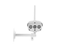 Nedis Smartlife - Cámara para Exteriores, Impermeable IP67, Seguridad para el hogar, visión Nocturna de 15 m, Full HD 1080p, detección de Movimiento, Dos LED IR, fácil configuración Wi-Fi