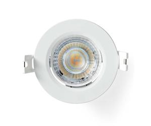 Nedis SmartLife Deckenleuchte Wi-Fi | Warm bis kühlen weiß | Rund | Durchmesser: 52 mm | 68-74 mm | 360 LM | 2700 -
