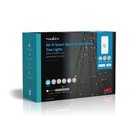 NEDIS SmartLife - LED decorativo - Árbol - Blanco cálido a frío - 200 LED - Exterior - Patrones de movimiento - 10 x 2 m - Android/IOS