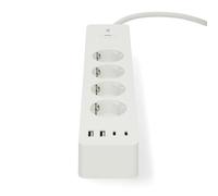 Nedis SmartLife Power Strip Wi-Fi | Hybrid (CEE 7/7) / USB A/USB-C™ | 16 A | 3680 W | 2.00 m | 0-55 °C |
