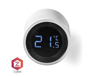 Nedis Válvula termostática Controlador de Radiador Zigbee 3.0 em Branco