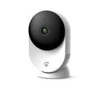 NEDIS WIFICI12CWT | Cámara IP Wi-Fi Interior SmartLife | 3MP Full HD 1296p | Visión Nocturna | Detección de Movimiento | Almacenamiento en Nube y microSD | Blanca