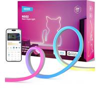 NEEWER 16.4ft/5mTira LED Cuerda Neón RGB IC Flexible Cortable Control App Decoración Hogar Dormitorio Aula Sala Juegos Compatible Google Assistant Alexa ，NS02