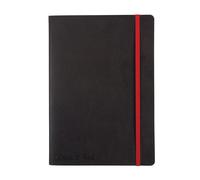 Negro n 'rojo A5 diario carcasa blanda - Parent, color negro A5