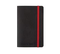 Negro n 'rojo A5 diario carcasa blanda - Parent, color negro A6