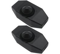 Negro Regulador de Intensidad LED 220v 2 Piezas Giratorio | ABS y Componentes Electrónicos, Diseño Chic y Bonito, para Películas y Proyectos DIY