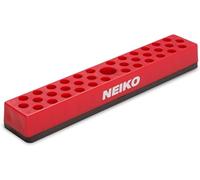 NEIKO 02449A Soporte hexagonal para brocas con base magnética fuerte, almacenamiento de brocas de 37 agujeros, almacenamiento de brocas hexagonales de 1/4 pulgadas y adaptador de broca de transmisión,