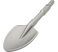 NEIKO 2627 - Brocas de martillo de gato, puntas de cincel de pala de vástago hexagonal de 1-1/8 pulgadas para martillos de demolición, 17.5 pulgadas de largo, broca de pala de arcilla para martillo