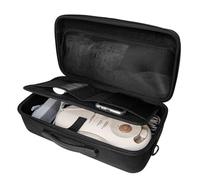NEIQIUWING Bolsa de transporte EVA para robot limpiador T30, color negro, con interior amortiguador y compartimentos para accesorios, 42 x 25 x 14 cm