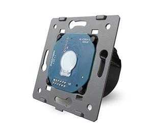 NELS 701.11W - Interruptor de pared con luz LED (1 marcha, 1 vía), color blanco