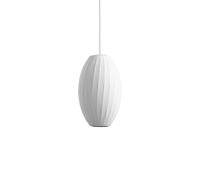 HAY Lámpara colgante Nelson Bubble Cigar crisscross M Off white