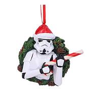 Nemesis Now Adorno Colgante de Corona de Stormtrooper de 9 cm, Blanco, B5695U1