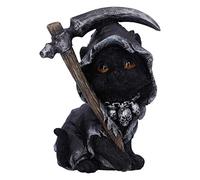 Nemesis Now Amara Grim Reaper - Figura de Gato felino, Negro, 10,2 cm