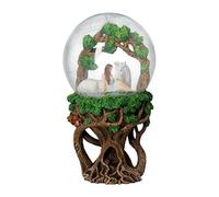 Nemesis Now Anne Stokes - Globo de Nieve de corazón Puro, 21 cm, Color Verde