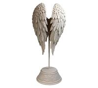 Nemesis Now B0720C4 - Figura de alas de ángel (26 cm), Color Blanco
