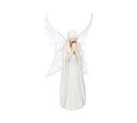 Nemesis Now B2798G6 Love Remains Anne Stokes - Figura Decorativa (Resina, 26 cm), Color Blanco