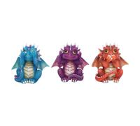 Nemesis Now B3756K8 - Figura de dragonlings (8,5 cm), Color Rojo