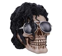 Nemesis Now Bad Michael Jackson King of Pop - Adorno de Calavera, Color Negro