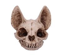 Nemesis Now Bastet's Secret - Figura Decorativa de Calavera de Gato, Color Hueso Natural, Talla única