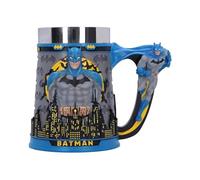 Nemesis Now Batman The Caped Crusader Tankard 15,5 cm, resina, producto oficial de DC, taza de cerveza Batman, fundida en la mejor resina, pintada a mano por expertos, inserto extraíble