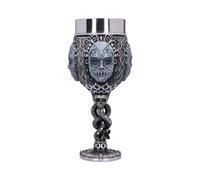 Nemesis Now Cáliz coleccionable Harry Potter Máscara Mortífago Voldemort Plateado y Negro 19,5 cm