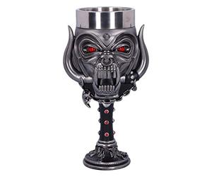 Nemesis Now Copa de Cristal con Licencia Oficial de Motorhead Snaggletooth Warpig, Plata, 20,5 cm
